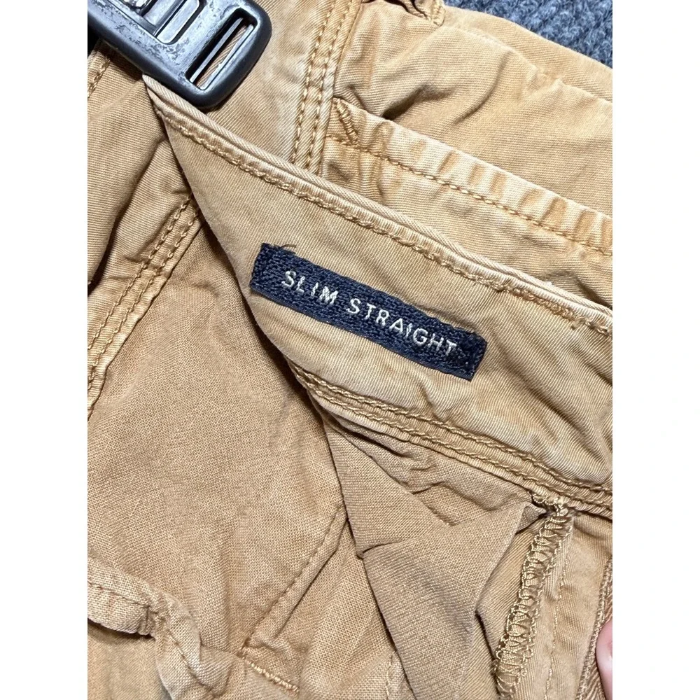 American Eagle Slim Straight Pants Mens‎ 28x30 Tan Excellent Ne(x)t Level Flex